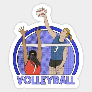 Volleyball Sticker